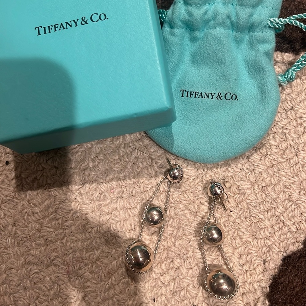 Tiffany & Co. Tiffany HardWare Triple Drop Earrings in Sterling Silver
